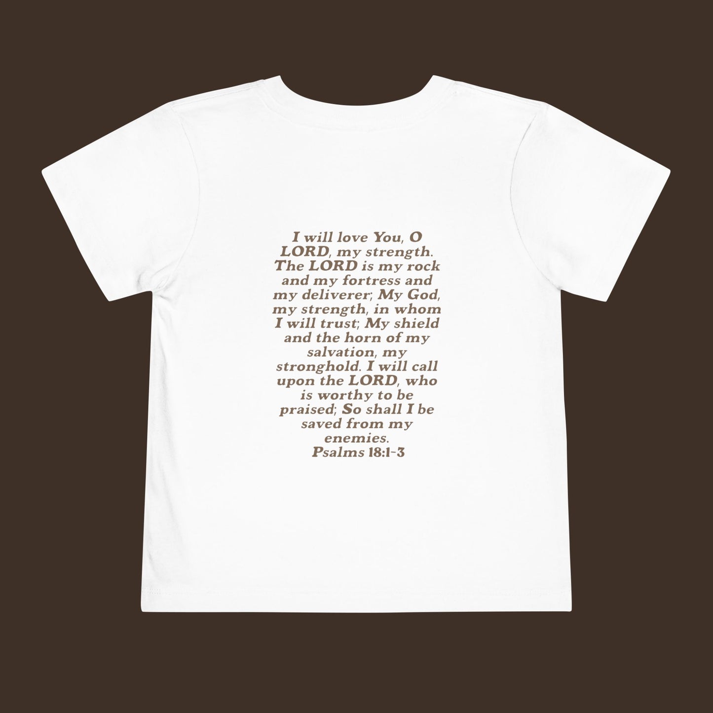 Mi amor por Jesús - Camiseta de manga corta inspirada en la fe para niños pequeños