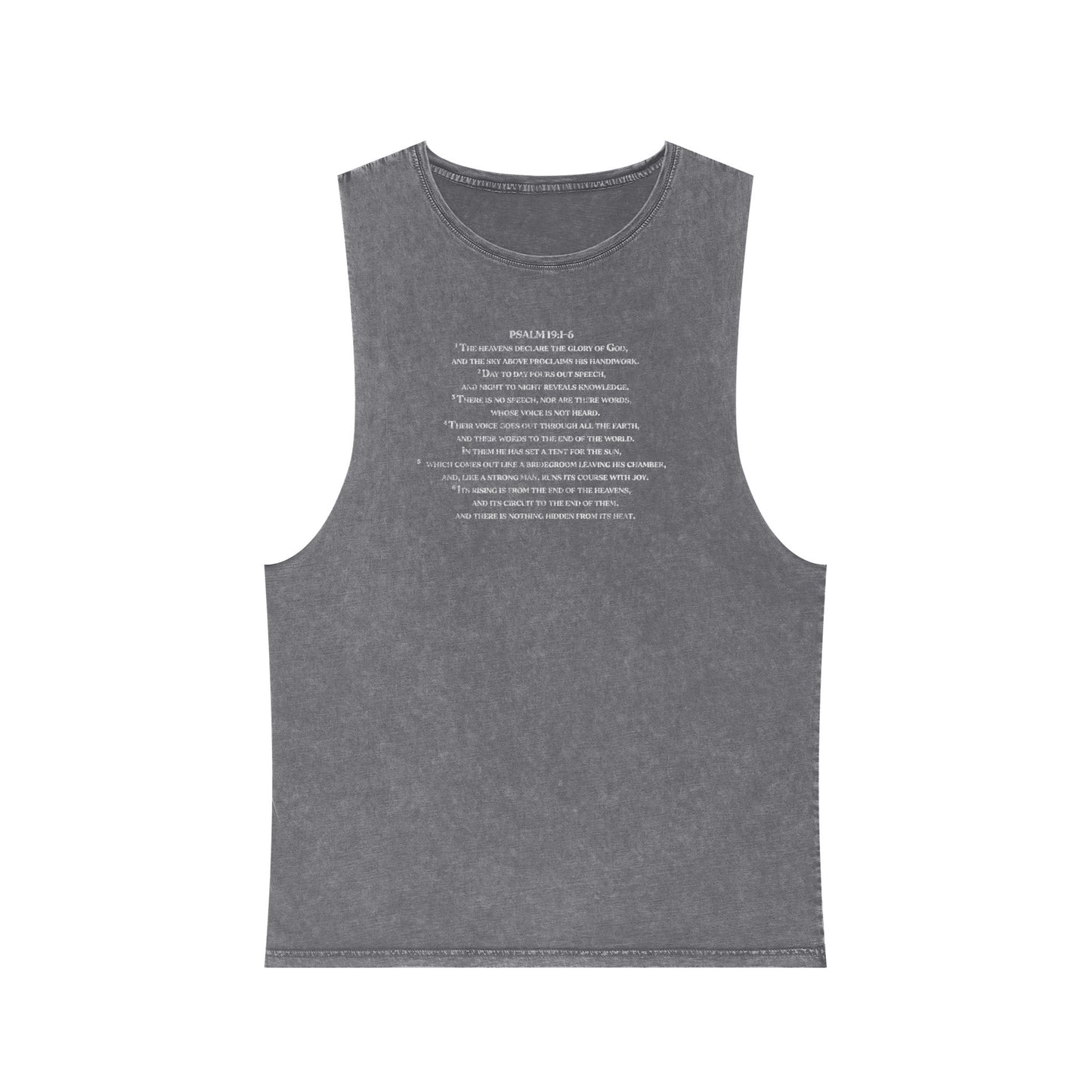 Vintage Christian Tank Top Creation Creator Purpose Tee