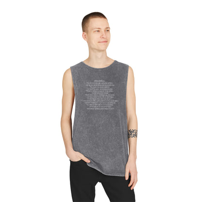 Vintage Christian Tank Top Creation Creator Purpose Tee